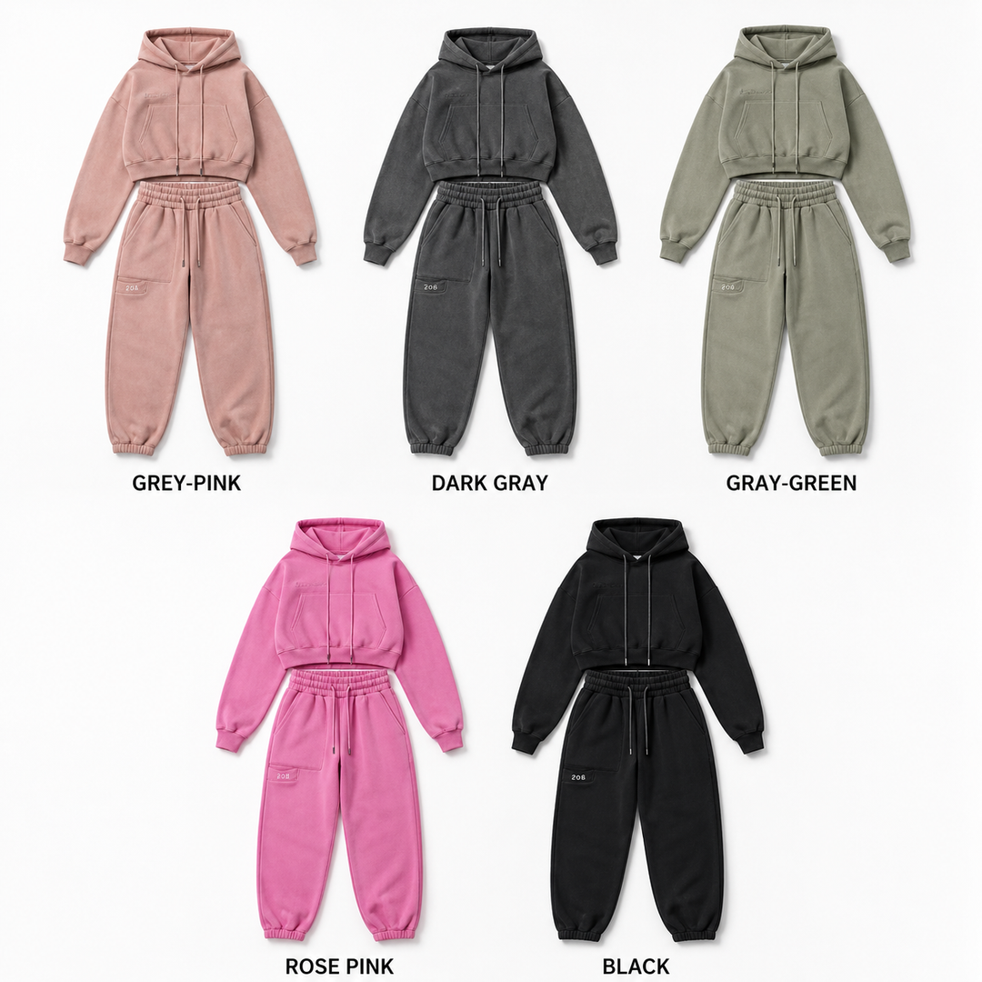 Limited Edition Crop Jogger Set